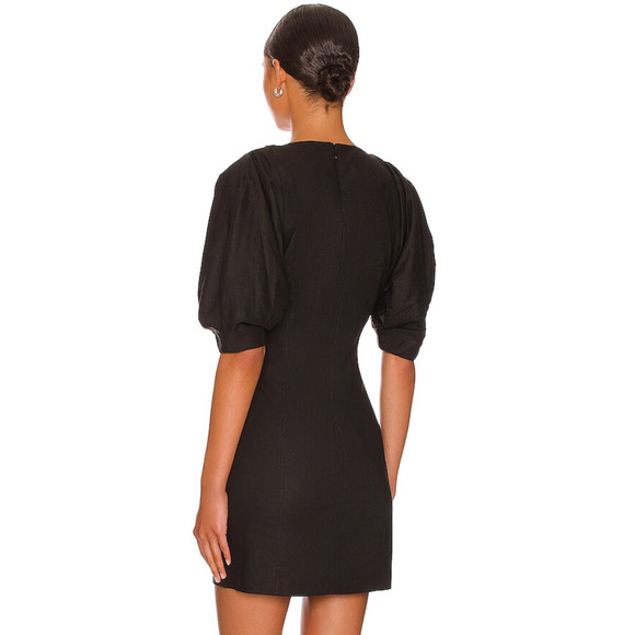 L'Academie Ottilie Mini Dress in Black NWT Size Medium - Picture 3 of 3